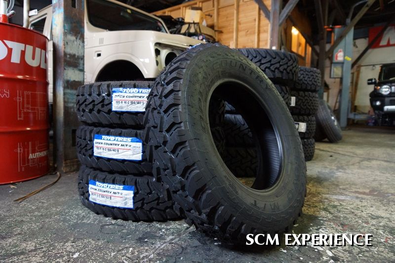 ジムニー対応タイヤ・TOYO OPEN COUNTRY M/T 195R16C