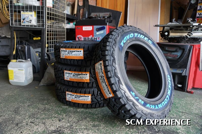 ジムニー対応タイヤ・TOYO OPENCOUNTRY R/T 185/85R16 ホワイトレター