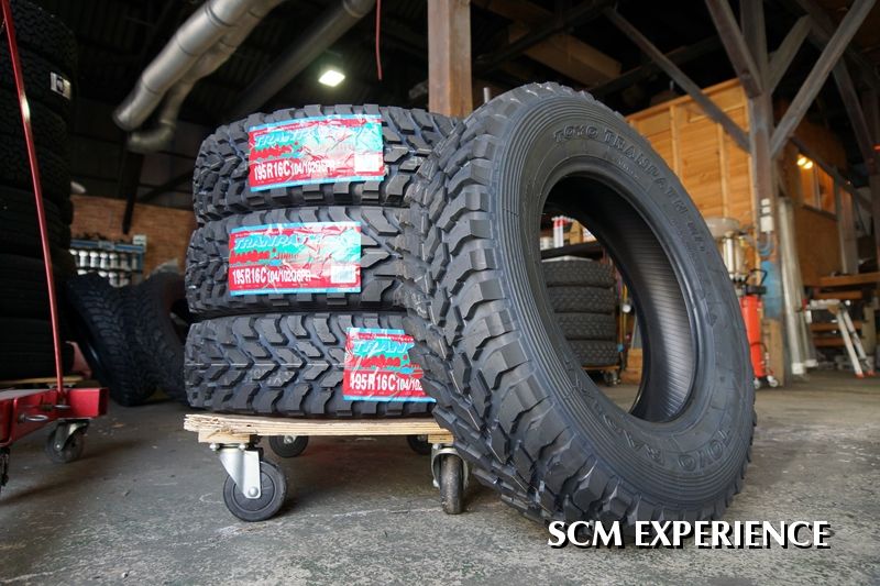 ジムニー対応タイヤ・TOYO TRANPATH M/T 195R16C