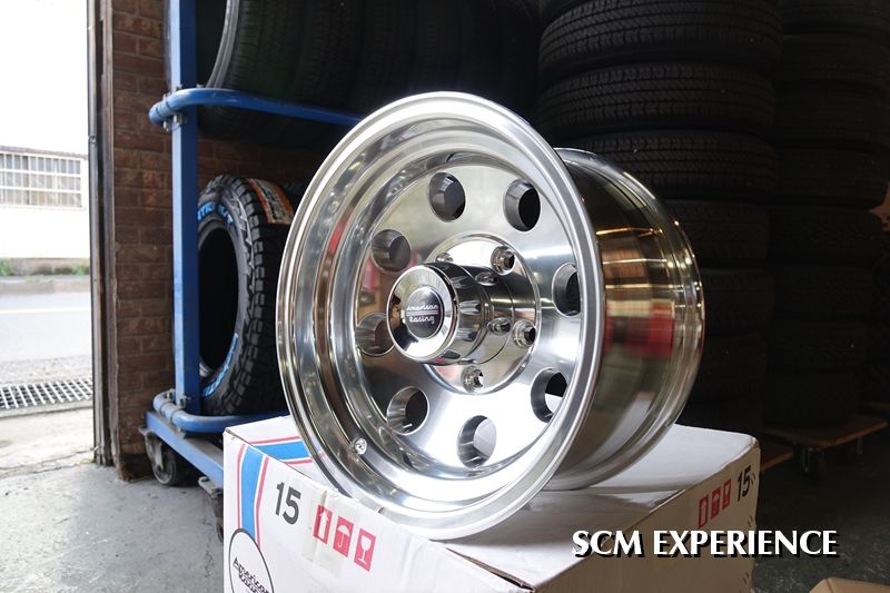 ジムニー対応ウィール・American Racing AR172 BAJA polished 15x8 -19 139.7 5h