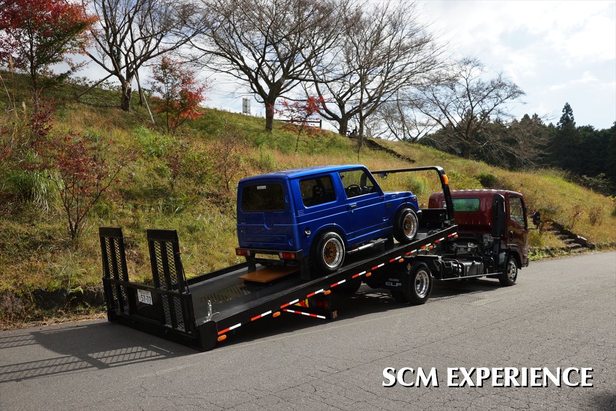 イスズエルフの北米仕様　GMCチャンネル販売のW3500をモチーフにカスタマイズ