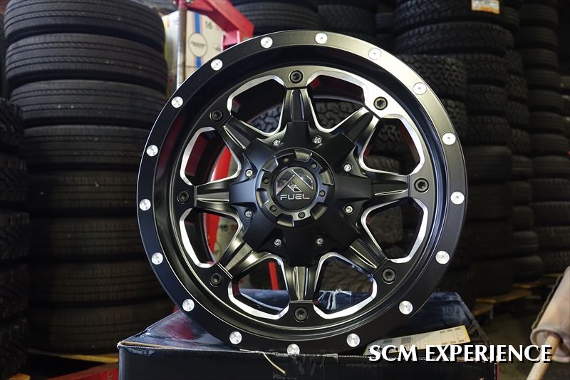 ジムニー対応ウィール・FUEL BOOST 16x8 +1 139.7 5h