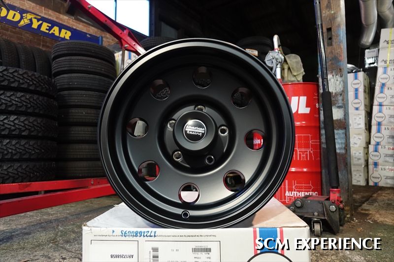 ジムニー対応ウィール・American Racing AR172 BAJA SATIN BLACK 16x8