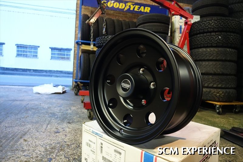 ジムニー対応ウィール・American Racing AR172 BAJA SATIN BLACK 16x8